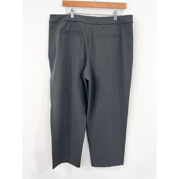 NEW Lululemon Tapered-Leg Mid-Rise Crop Pant XL Luxtreme Graphite Gray 25" insea - Picture 5 of 8